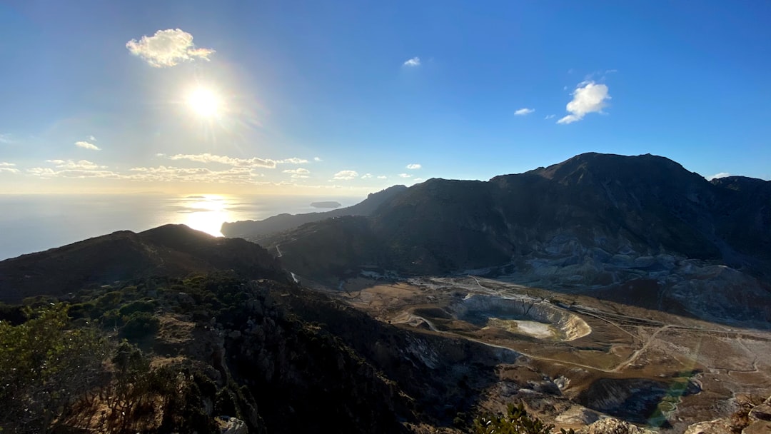 Skala Peak Mount Olympus Greece summit view Aegean Sea clouds