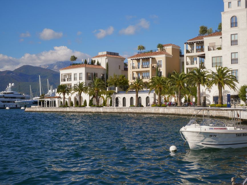 Tivat Airport Montenegro bus stop and taxi rank