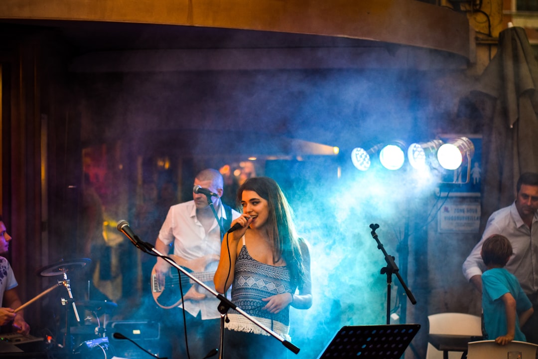 Patmos taverna interior traditional Greek music night