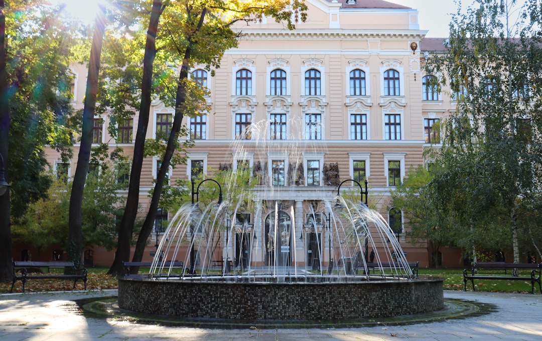 Oradea University main building facade