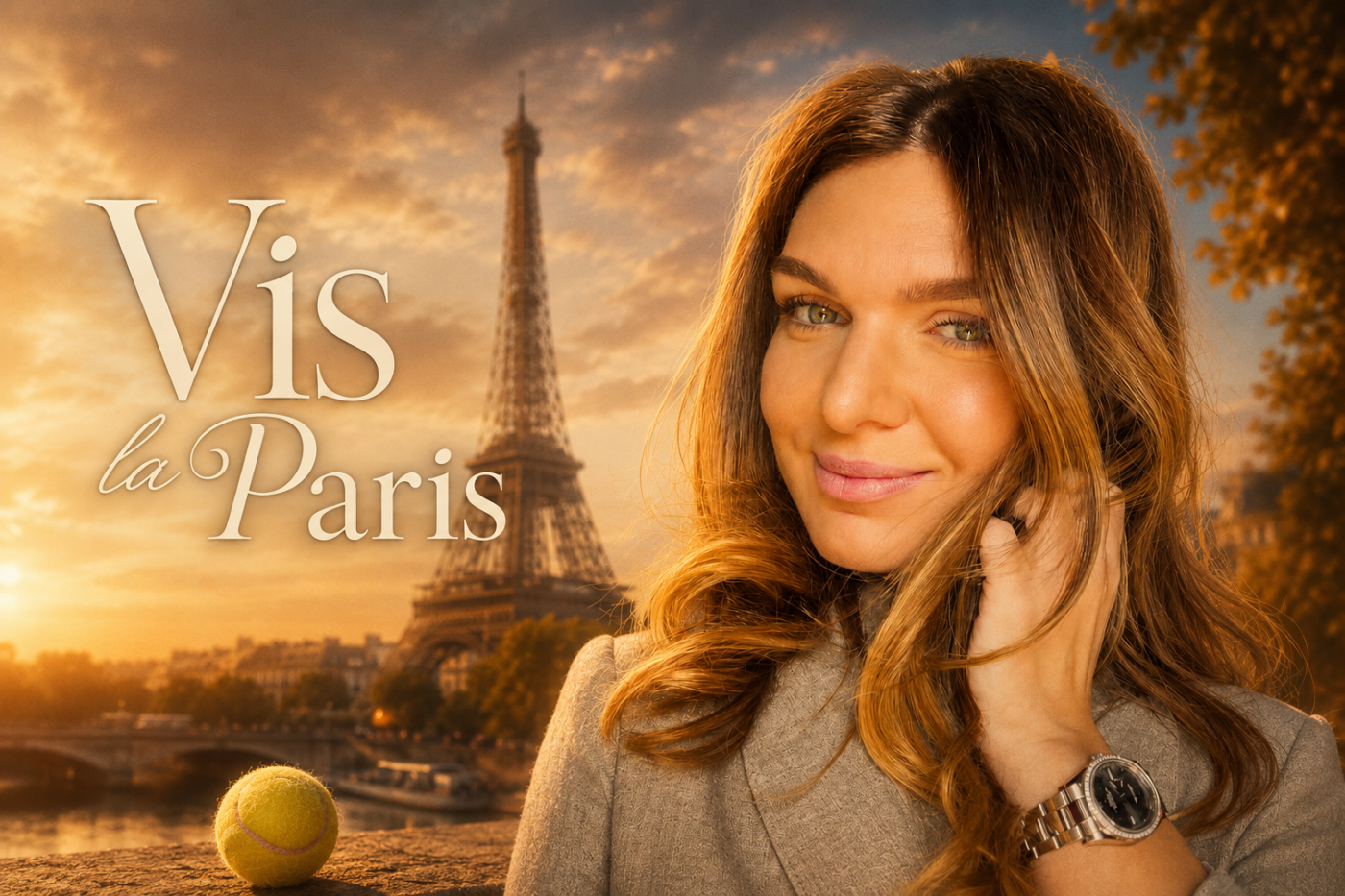 Simona Halep to Star in 'Vis' Documentary in Paris