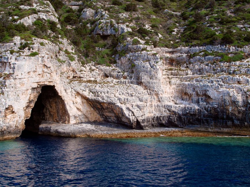 Paddling into the Black Limestone Throat of Mljet