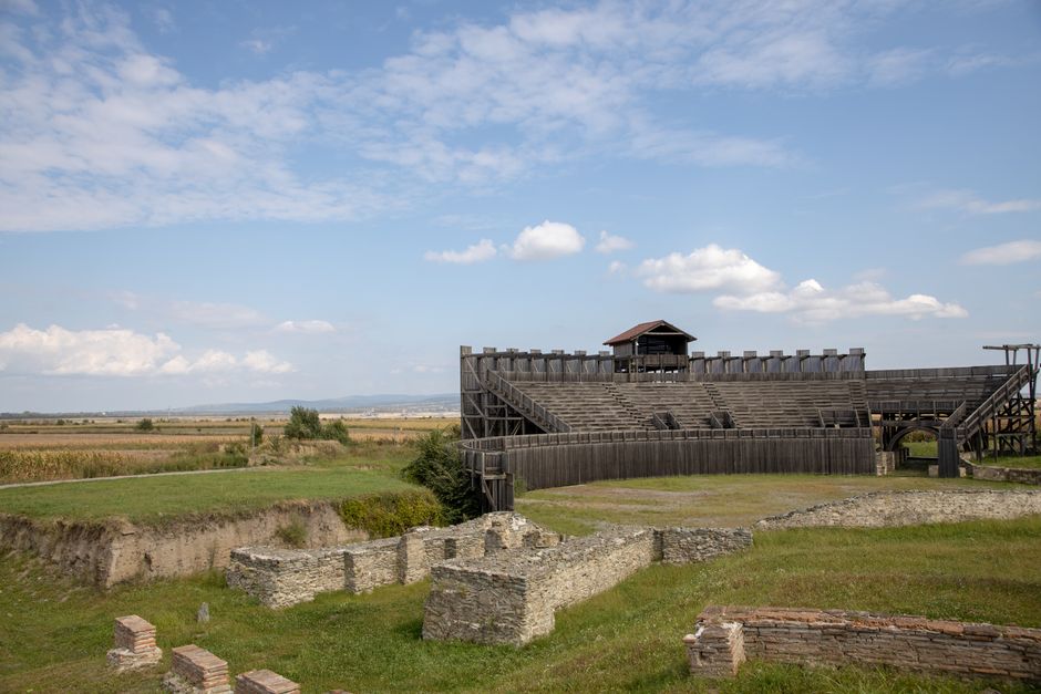 Ulpiana Roman ruins Serbia basilica forum archaeological park
