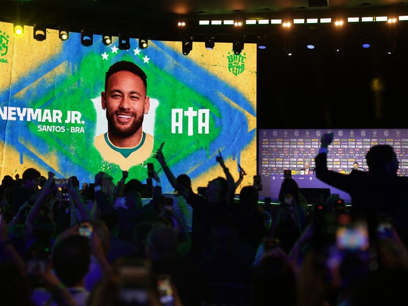 Brazil Announces World Cup Squad with Igor Tiago and Neymar