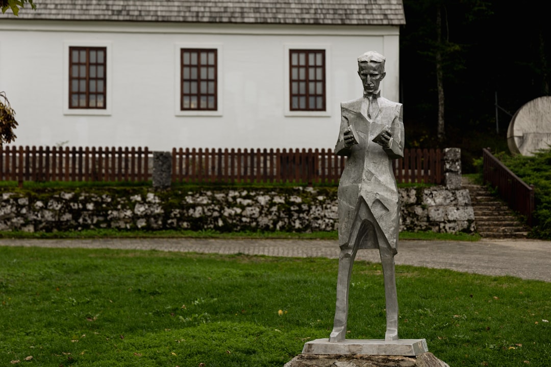 Saint Barnabas statue Catholic church Croatia