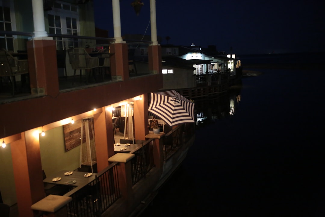 Kotor waterfront restaurant outdoor seating night