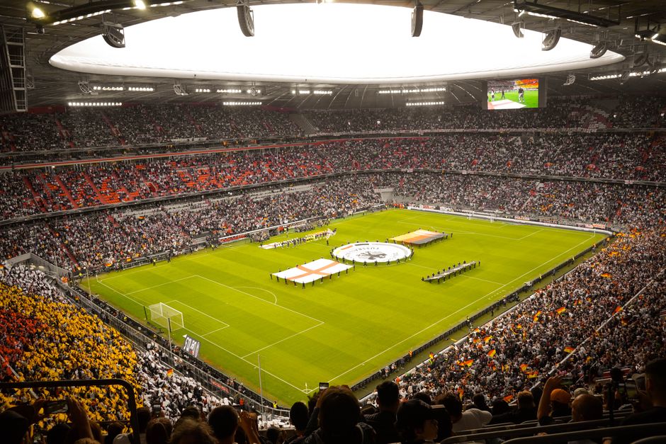 RB Leipzig stadium crowd cheering match day