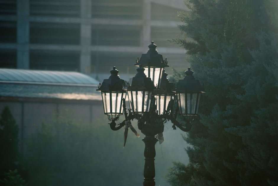 Kastraki street lights evening atmosphere