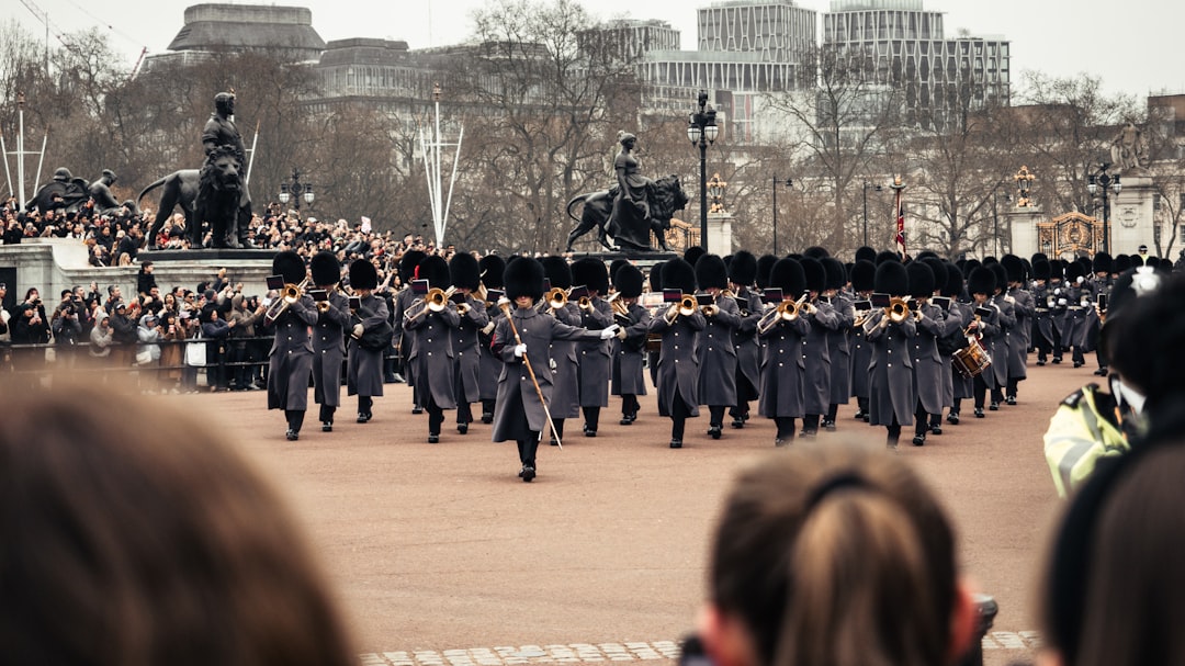 Trooping the Colour parade London crowds cheering
