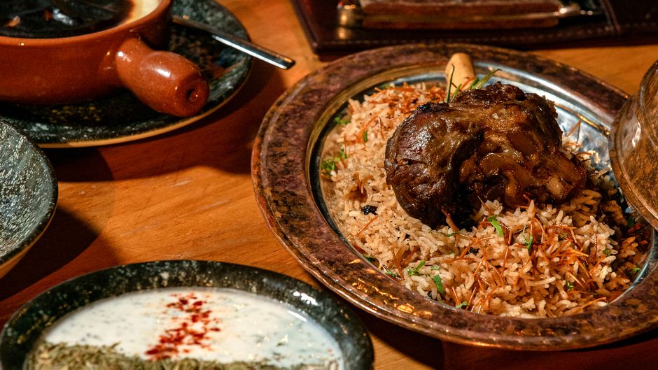Tavë Kosi traditional Albanian lamb and rice dish Prizren
