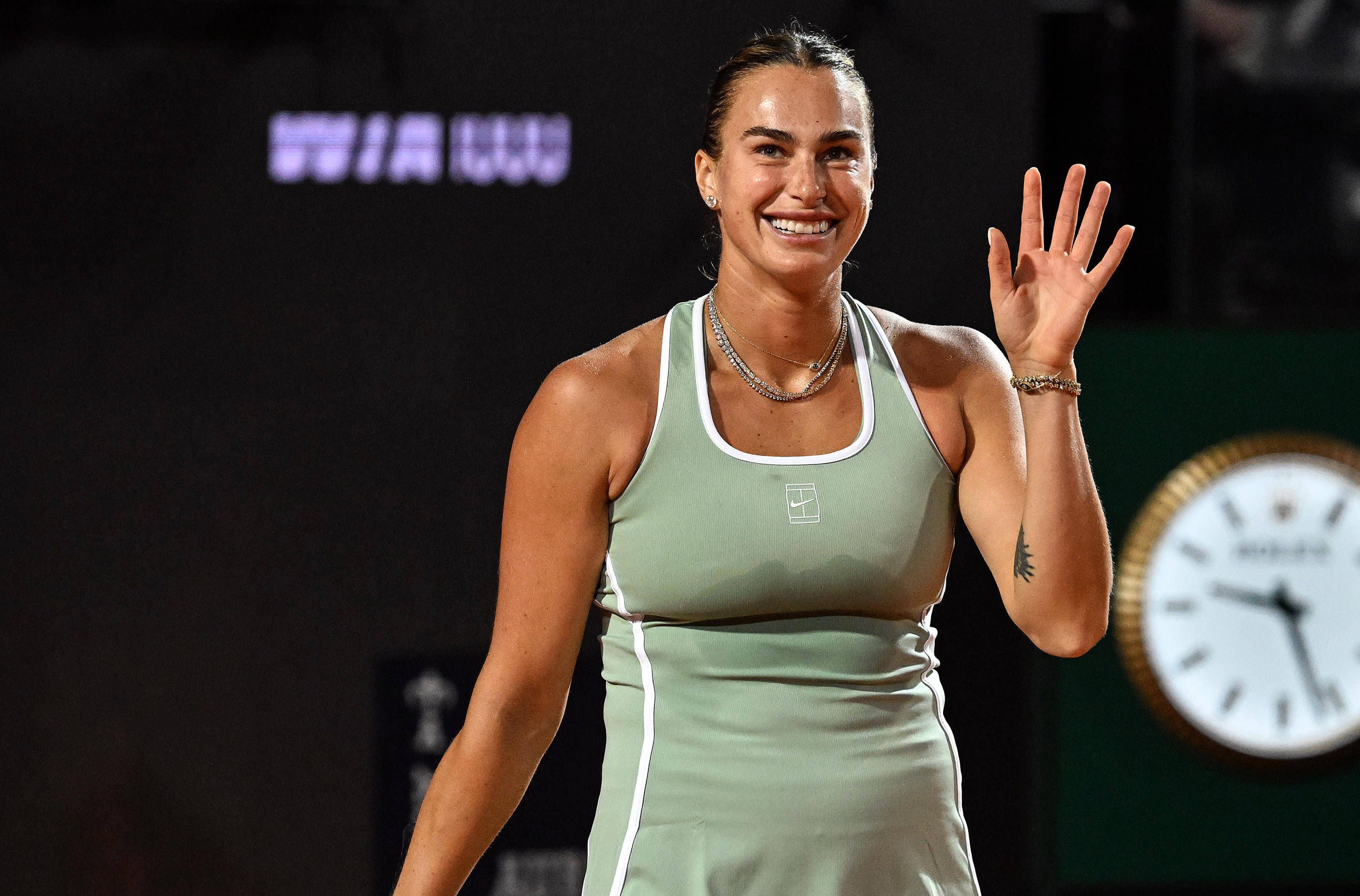 Sabalenka Overpowers French Open and Wimbledon Champion