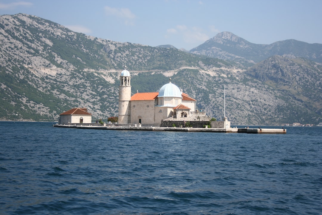 Perast Montenegro Our Lady of the Rocks island church