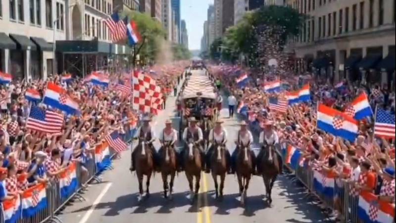 Dallas Erupts: Croatia’s Mega Parade Before England Clash