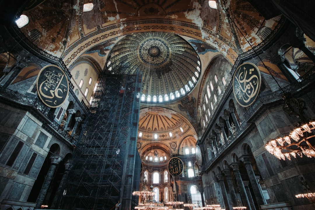 Hagia Sophia Istanbul interior mosaics golden light