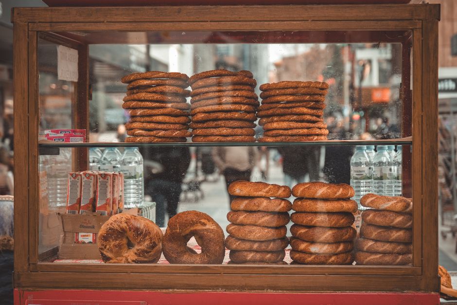 Skopje street food burek pastry local cafe
