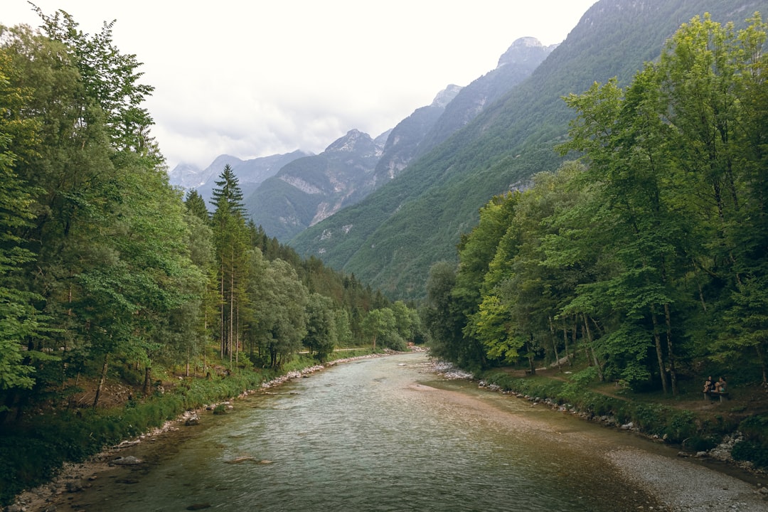 Triglav National Park Slovenia Soča River turquoise water valley view