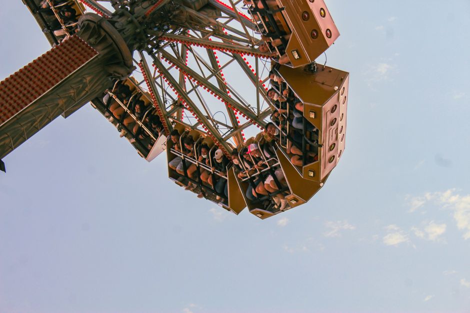 Adventure Land Golden Sands Bulgaria roller coaster summer crowd