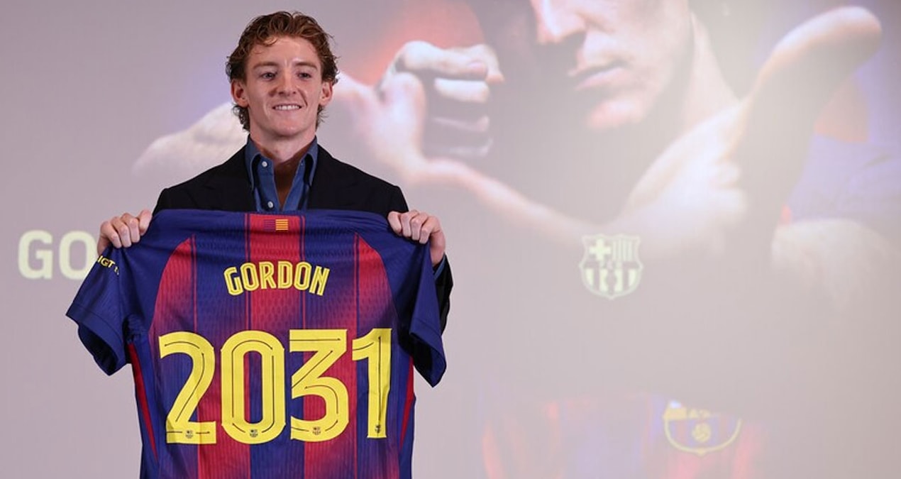 Gordon Signs! Barcelona's First Transfer is Official