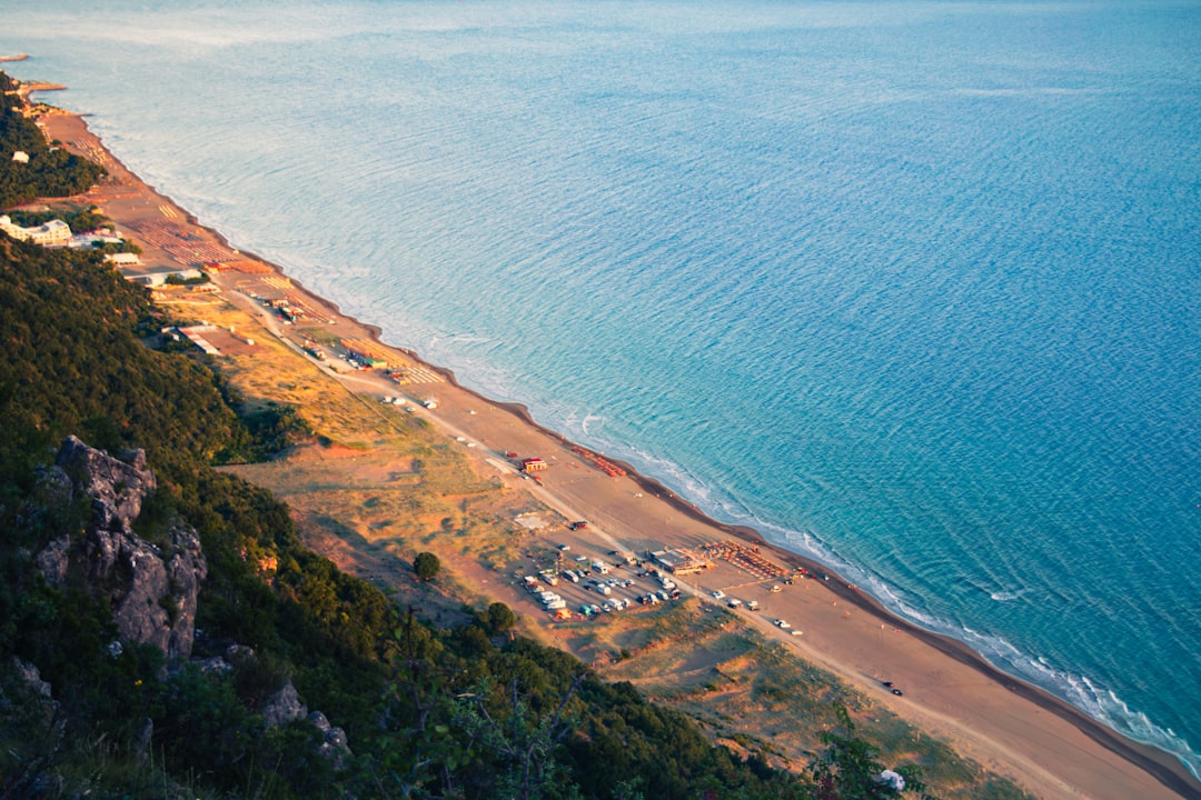 Albania Riviera coastal road winding cliffs sea view