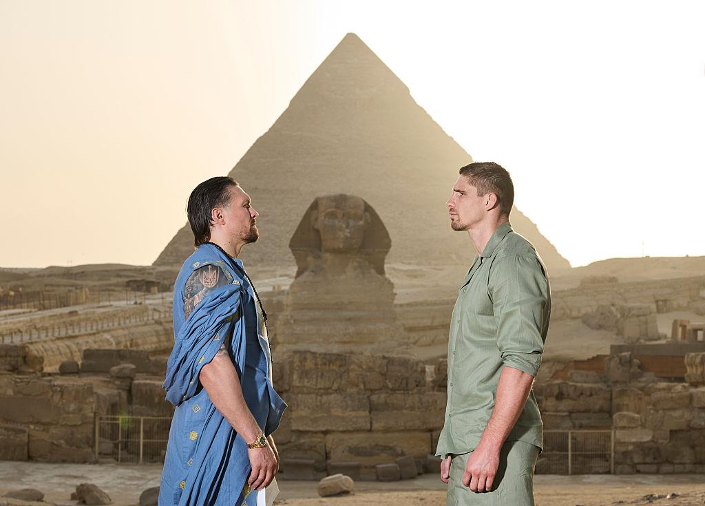 Usyk and Verhoven Face Off Before the Pyramids of Giza