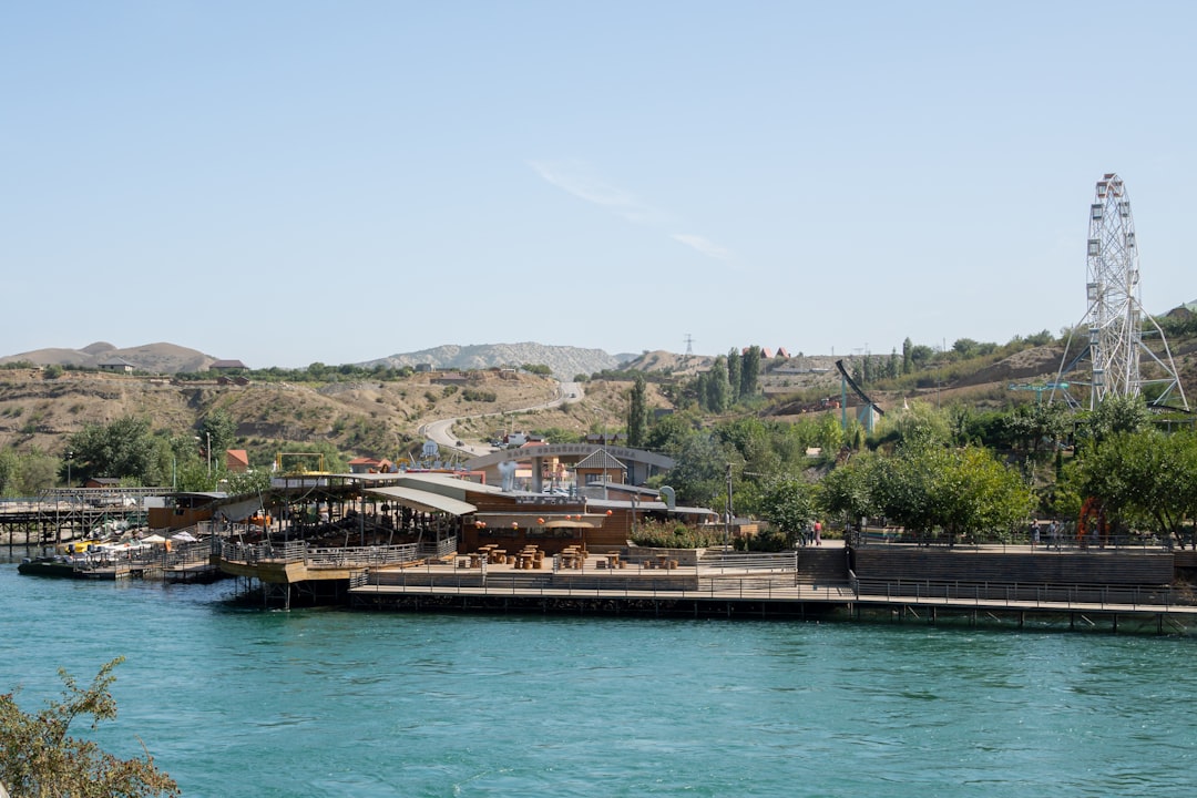 Makhachkala city skyline Dagestan coast