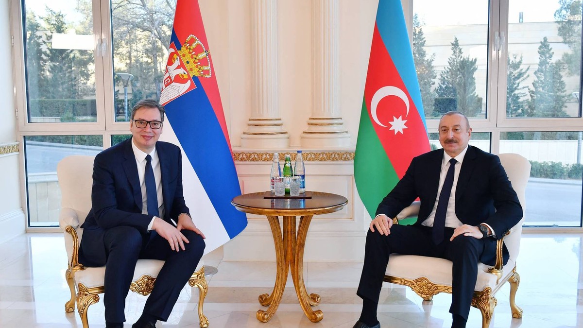 Serbian President Vučić Meets Azerbaijani Leader in Baku