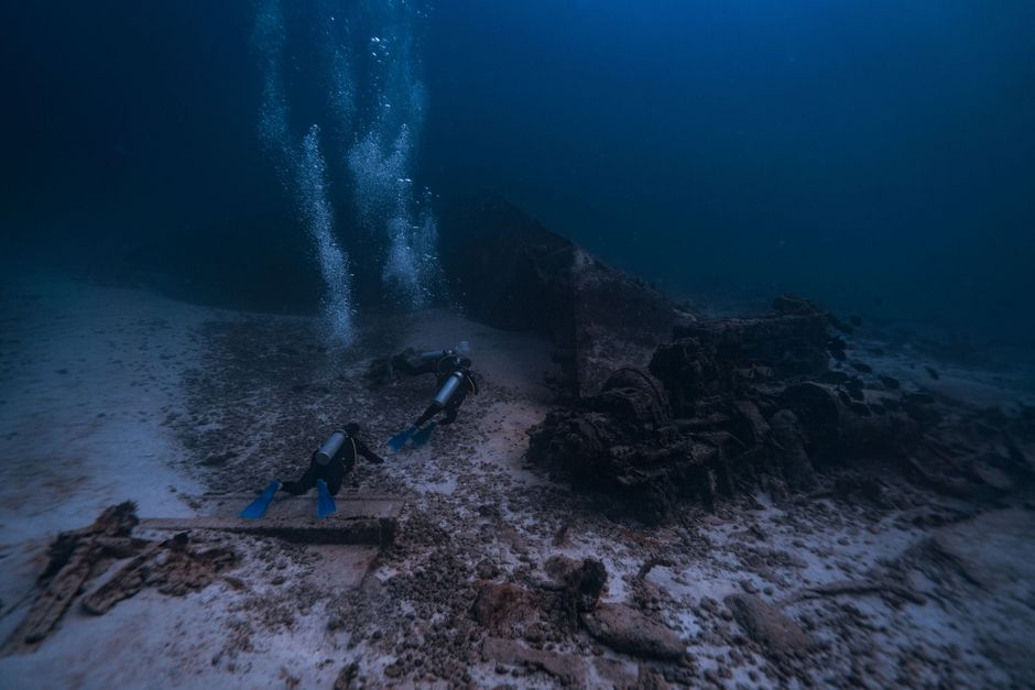 SS Ljubljana wreck underwater Adriatic Croatia diving