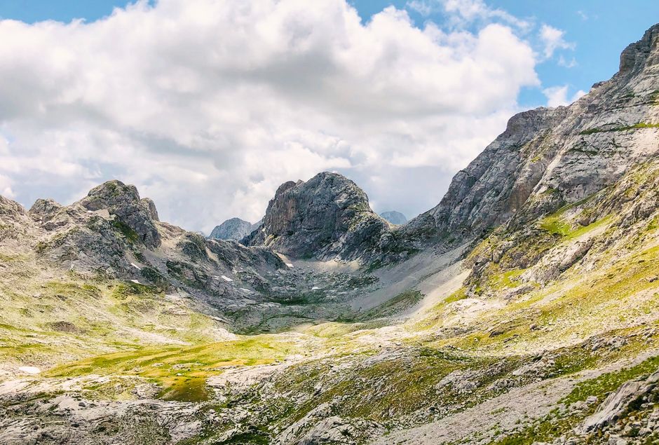 Bajram Curri border area Kosovo Albania high peaks rugged landscape