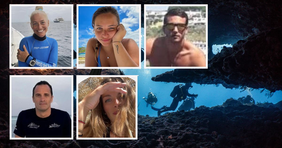 First Images from Maldives Death Cave: Five Italian Divers Lost Their Lives