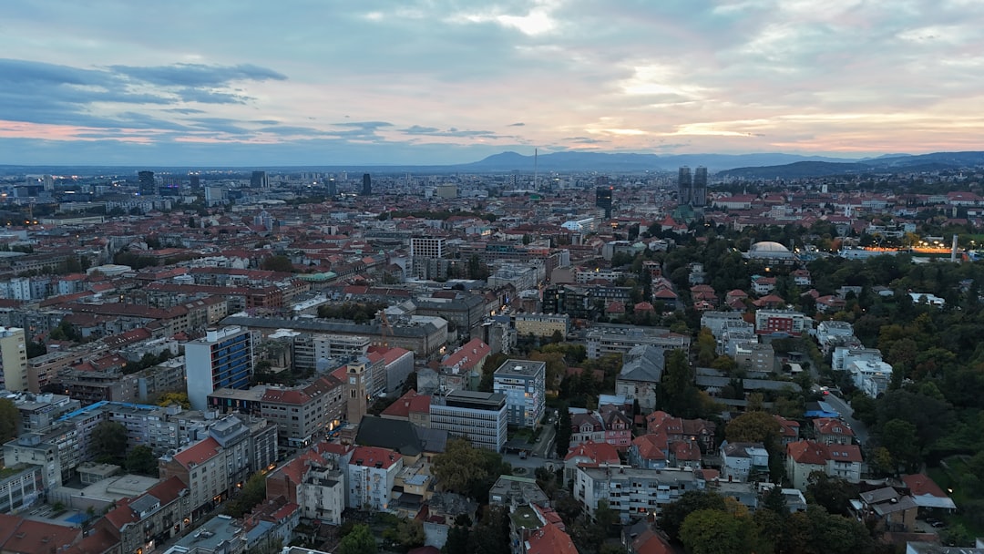 Balkan trade union protest march Zagreb