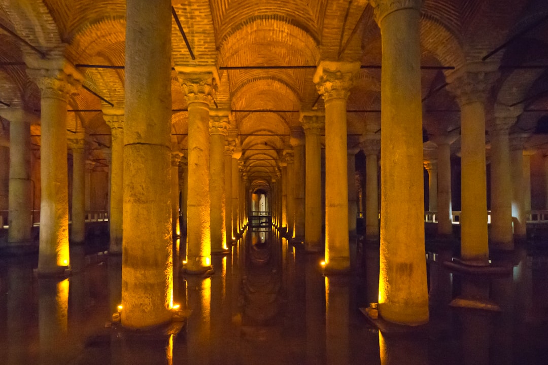 Basilica Cistern Istanbul columns mysterious atmosphere