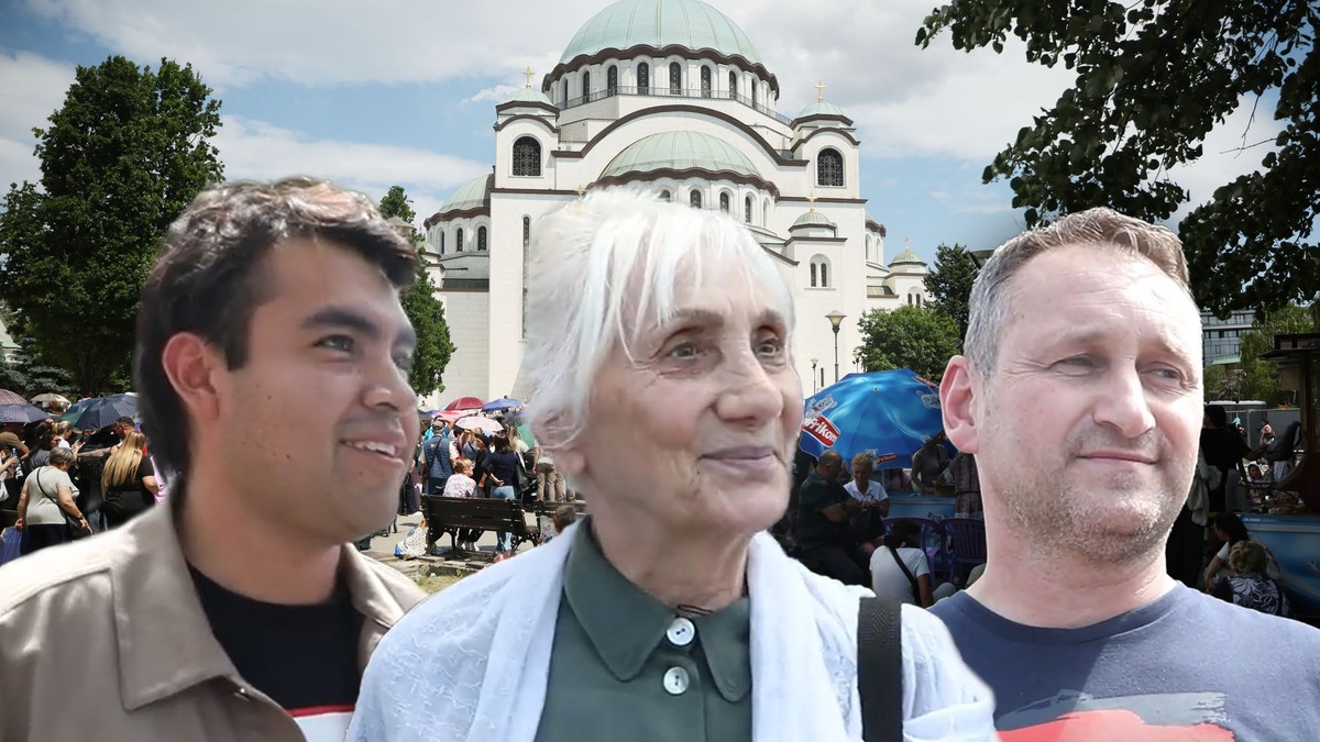 Half a Million Defy Exhaustion at Belgrade’s Temple