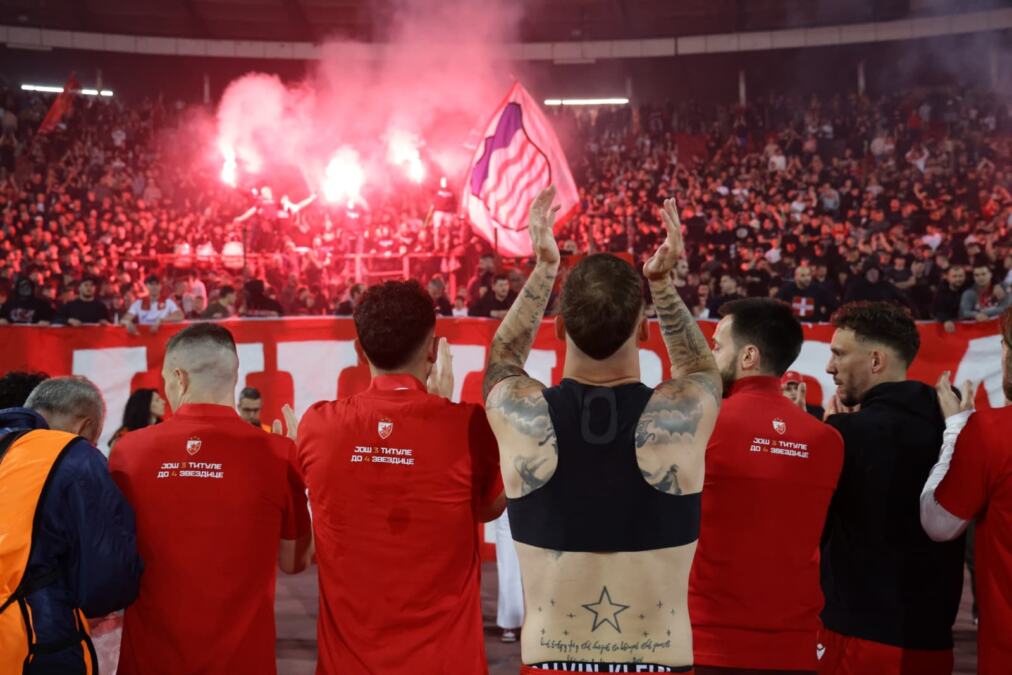 Crvena Zvezda Celebrates Sixth Consecutive Double Crown on Kalemegdan!