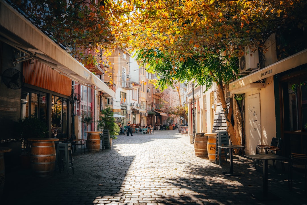 Plovdiv Old Town Bulgaria cobblestone streets narrow alleys colorful houses