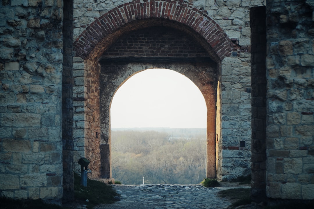 Well of Tears Kalemegdan Fortress Belgrade stone spiral stairs dark interior