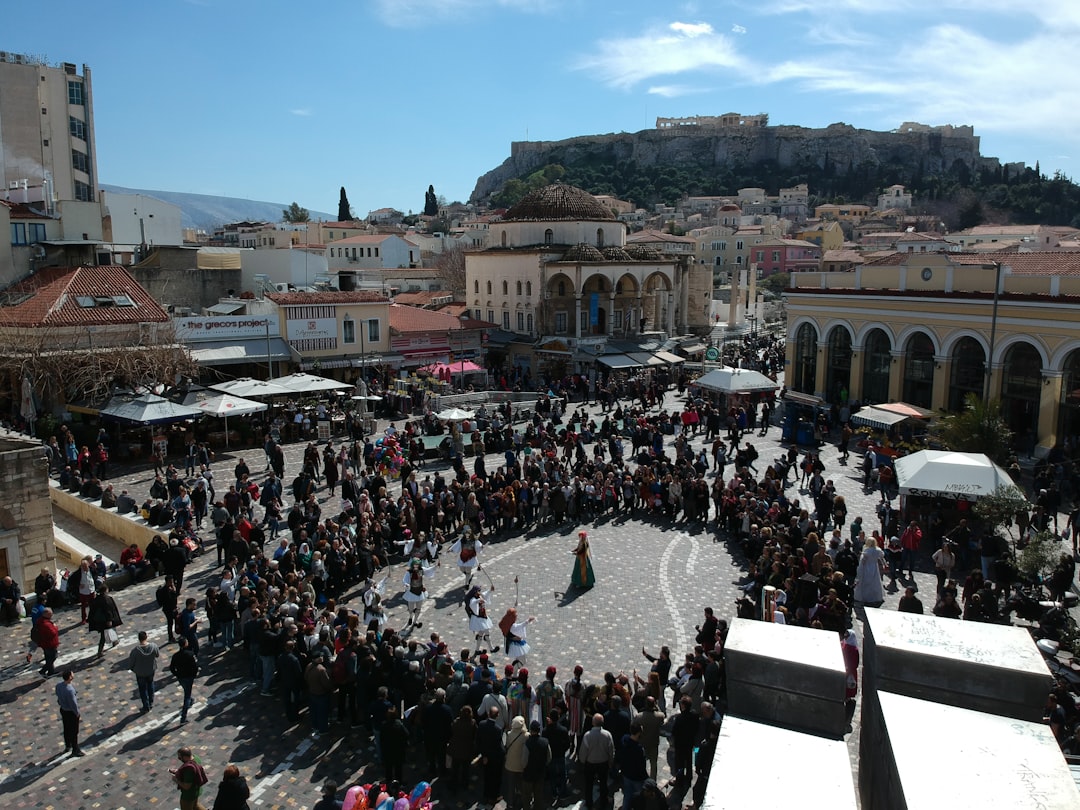 Greek taverna live music traditional stage Greece