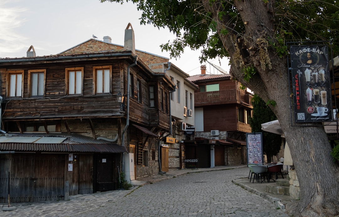 Ohrid Old Bazaar narrow streets wooden houses