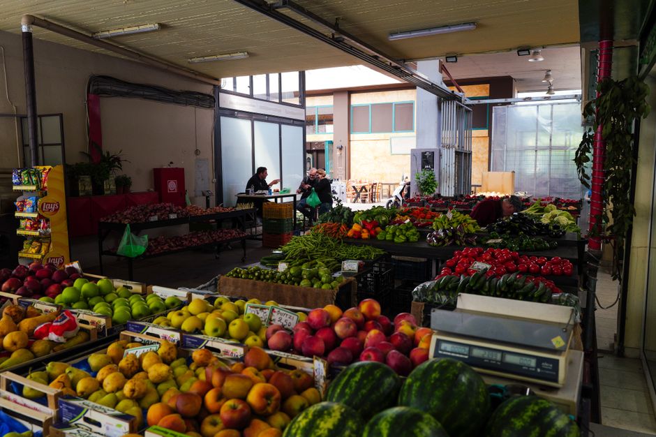 Varna Central Market fresh produce local food stalls