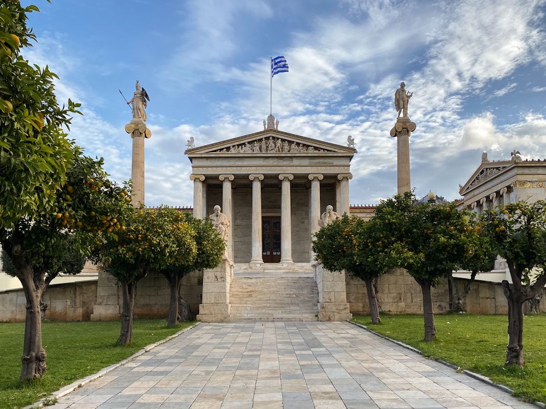 Greek Ministry of Education building Athens exterior