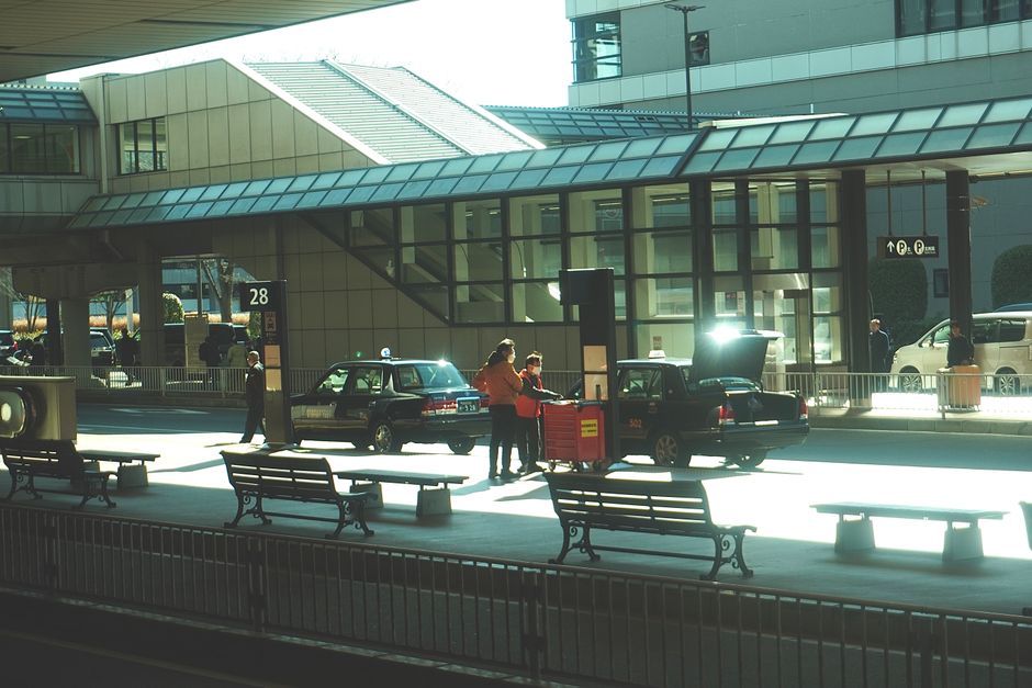 Skopje International Airport taxi rank arrival
