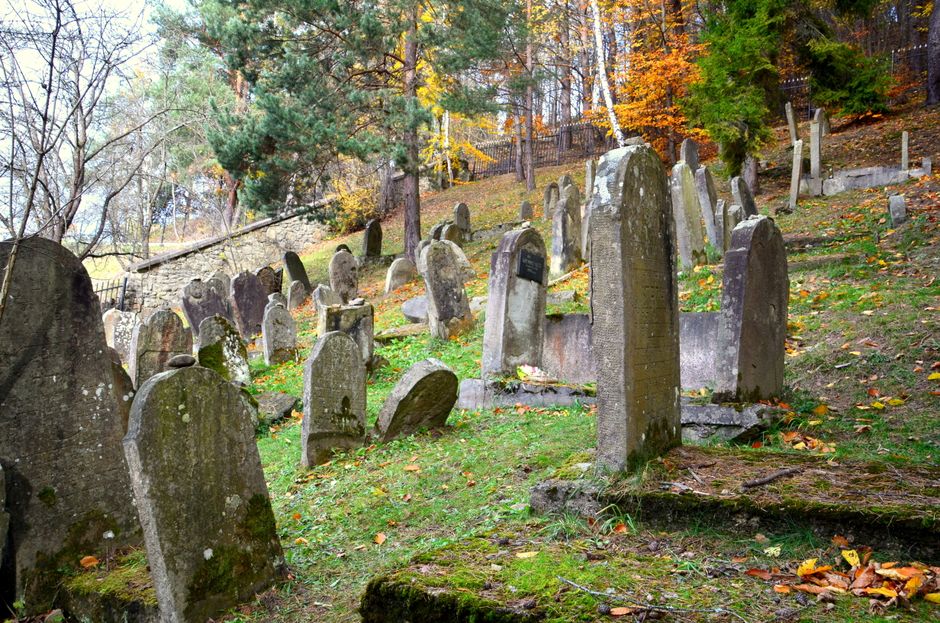 Horezu Monastery cemetery stone tombs mossy atmosphere