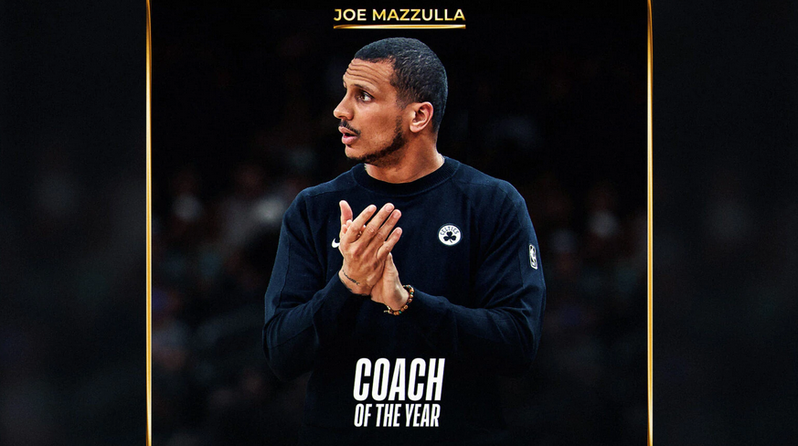 Joe Mazzulla Claims NBA Coach of the Year in Boston