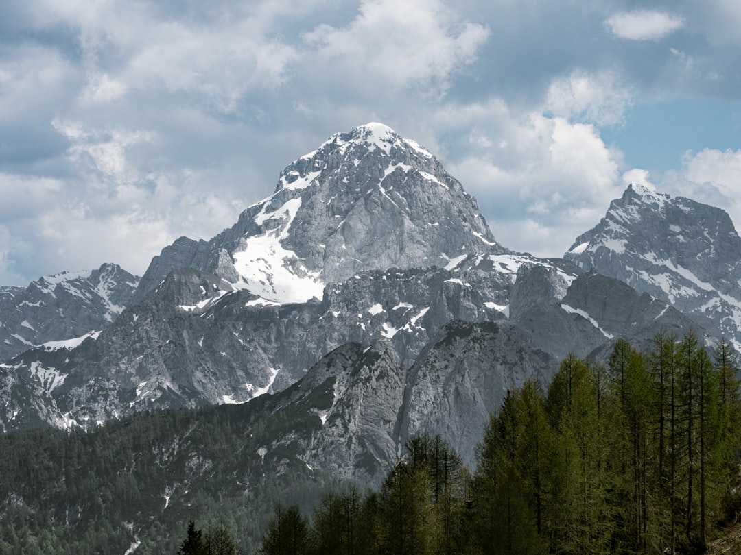 Krma Glacier Slovenia alpine peak snow