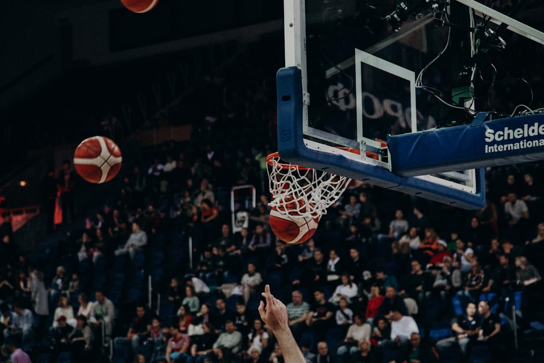 EuroLeague basketball game action shot dunk