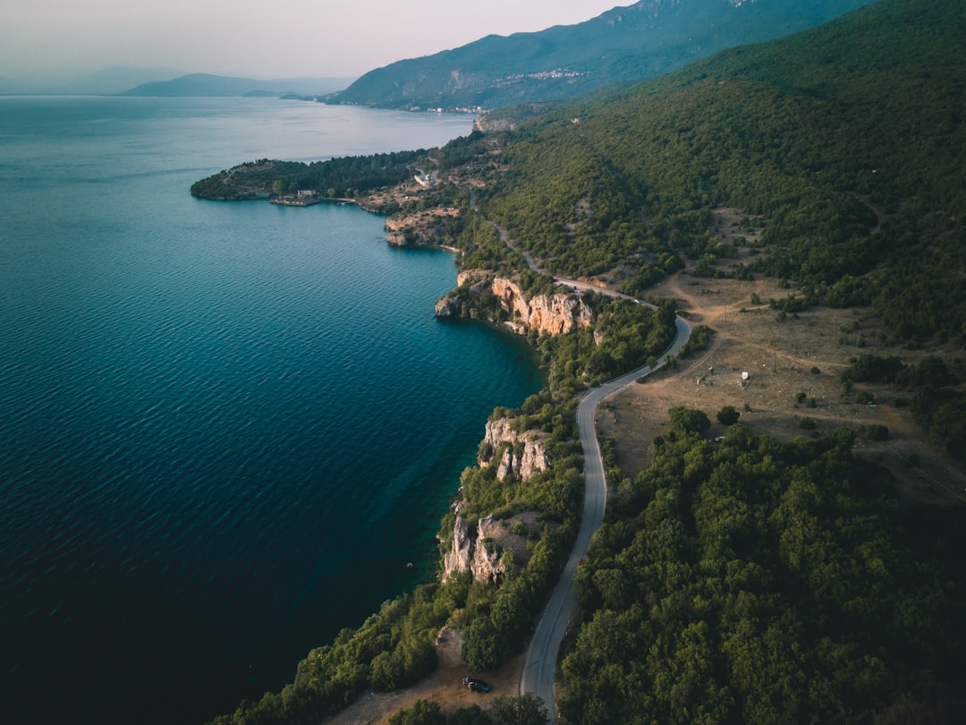 Galichica Monastery Ohrid mountain view