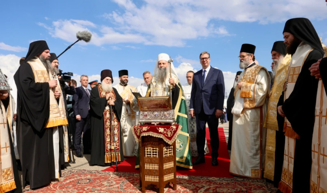 Sacred Belt Returns to Serbia After 640 Years
