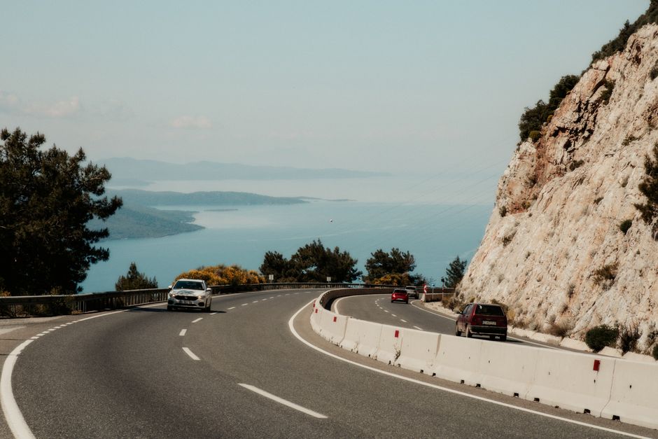Šibenik coastal road scenic drive car rental