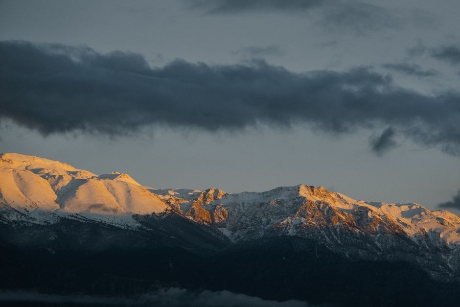 Prokletije Mountains Kosovo sunset alpine landscape dramatic clouds