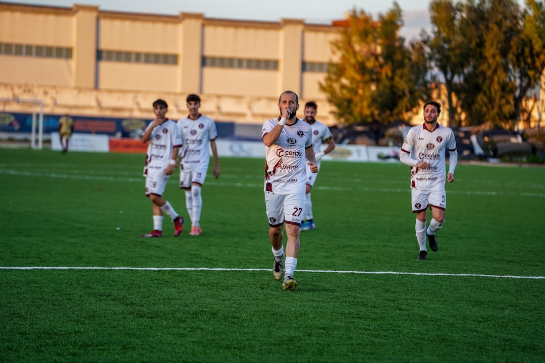 Serbian national football team players celebrating goal