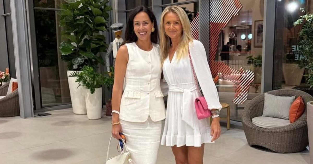 Ivanović Reunited with Hantuchova at Roland Garros Gala